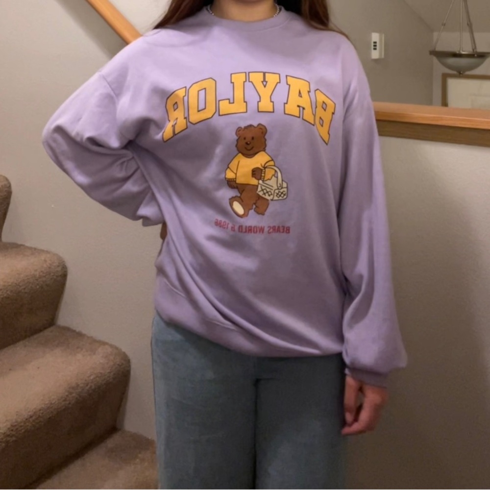 purple bear pullover 💟